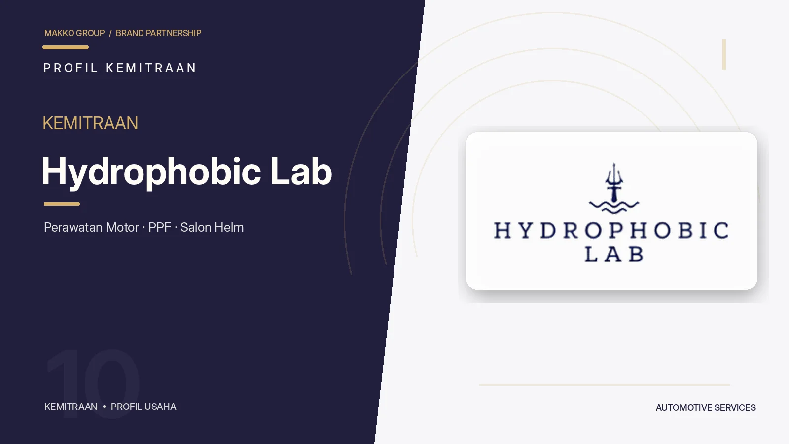 Kemitraan Hydrophobic Lab - Bisnis Bengkel Perawatan dan Perlindungan Motor